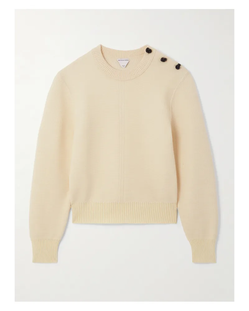 Bottega Veneta Wool Sweater - Cream Cream