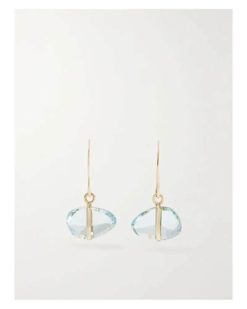 Melissa Joy Manning Ohrringe Aus Recyceltem 14 Karat Gold Mit Topasen Gold