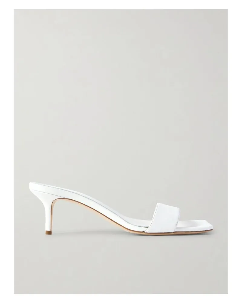 aeyde Ilvy Mules Aus Leder - Weiß Weiß