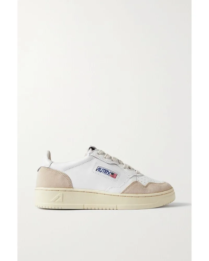 AUTRY Medalist Low Sneakers Aus Leder Und Veloursleder - Weiß Weiß