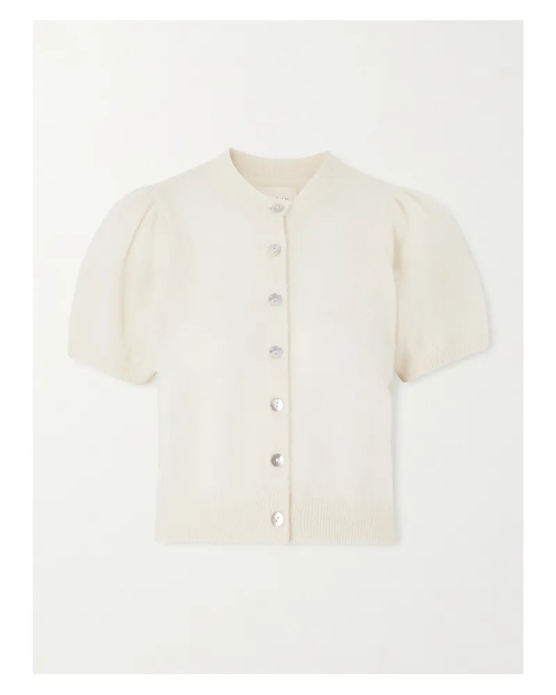 DÔEN Anisa Oberteil Aus Einer Gebürsteten Alpakawollmischung - Elfenbein Elfenbein