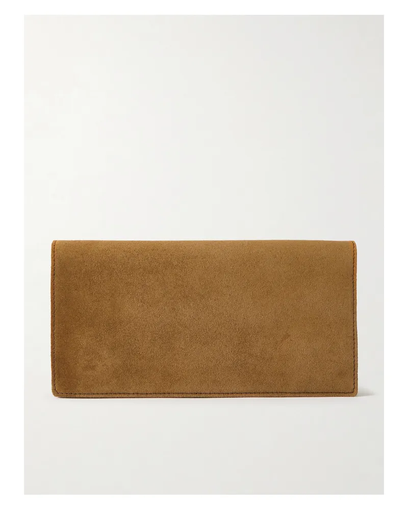 Métier Suede Jewelry Pouch - Brown Brown