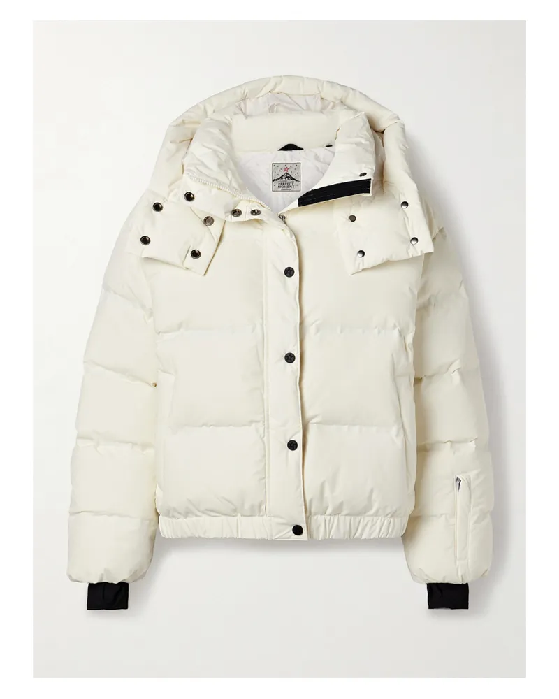 Perfect Moment Polar Flare Skijacke Mit Daunenfüllung Und Kapuze - Weiß Weiß
