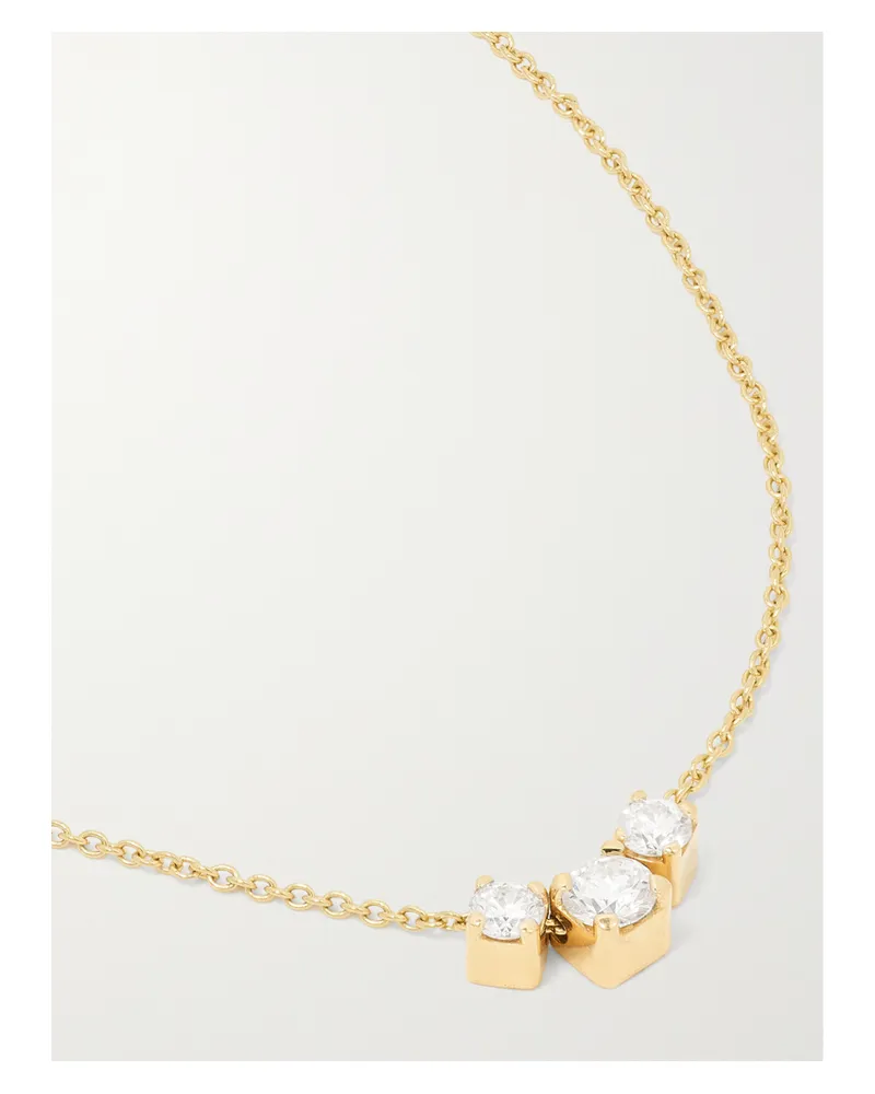 Sophie Bille Brahe Orangerie Trois Kette Aus 18 Karat Gold Mit Diamanten Gold