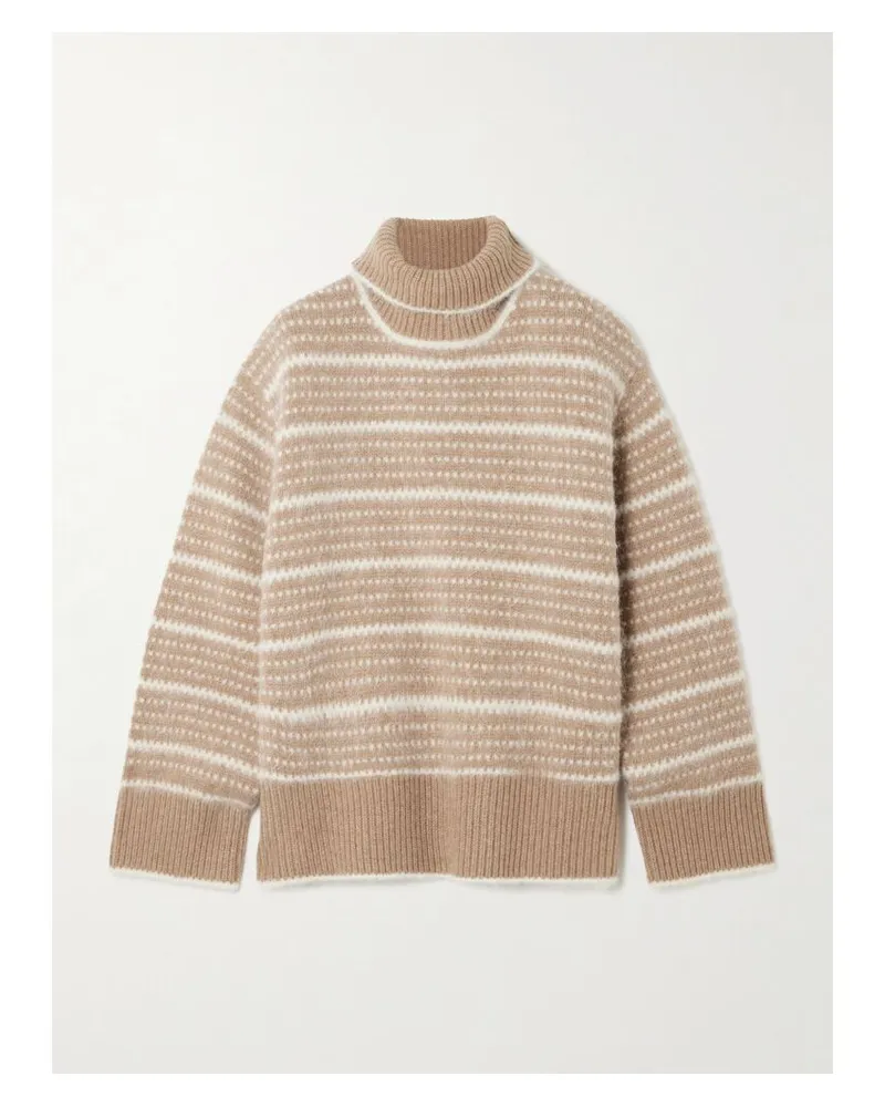 Totême Rollkragenpullover Aus Einer Wollmischung - Braun Braun