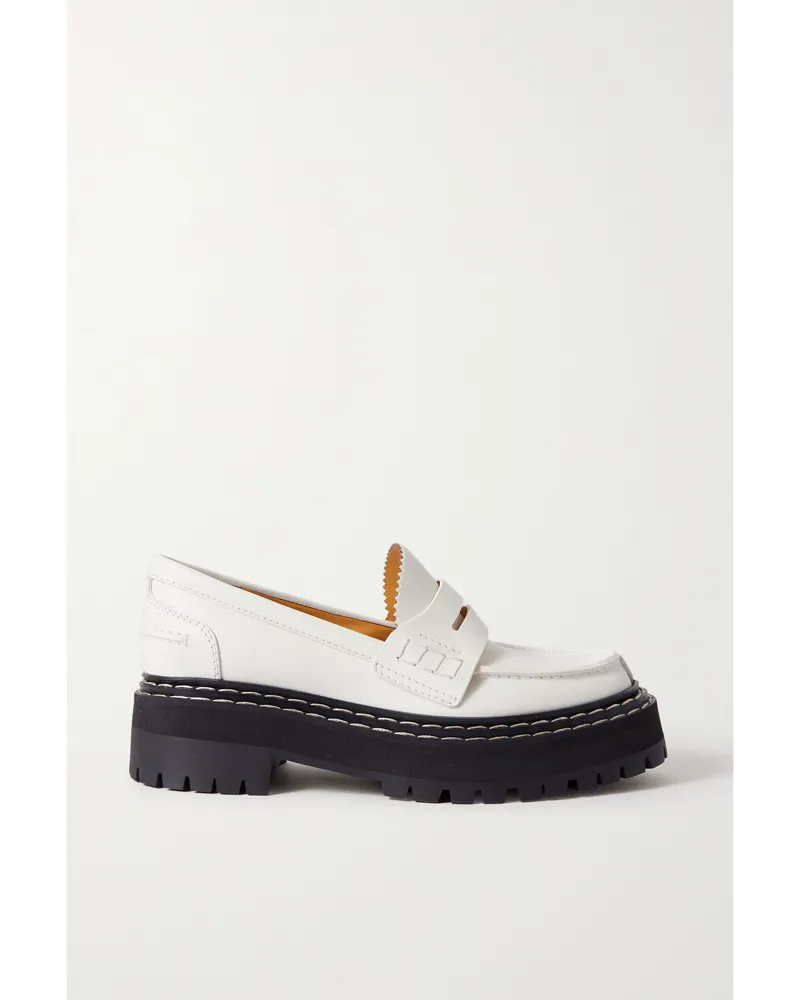 Proenza Schouler Loafers Aus Leder - Wollweiß Wollweiß