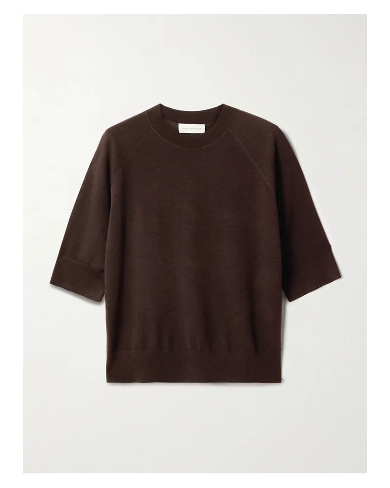 Dries van Noten Pullover Aus Wolle - Braun Braun