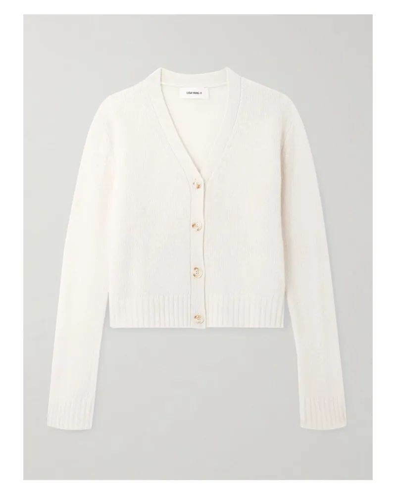 Lisa Yang Marionette Cardigan Aus Einer Kaschmir-seidenmischung - Creme Creme