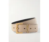 Monogramme Gürtel Aus Leder - Neutral