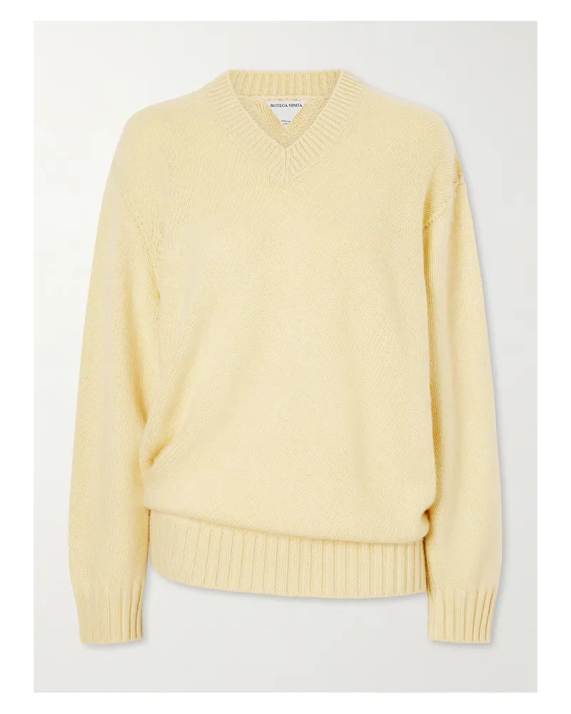 Bottega Veneta Cashmere Sweater - Yellow Yellow