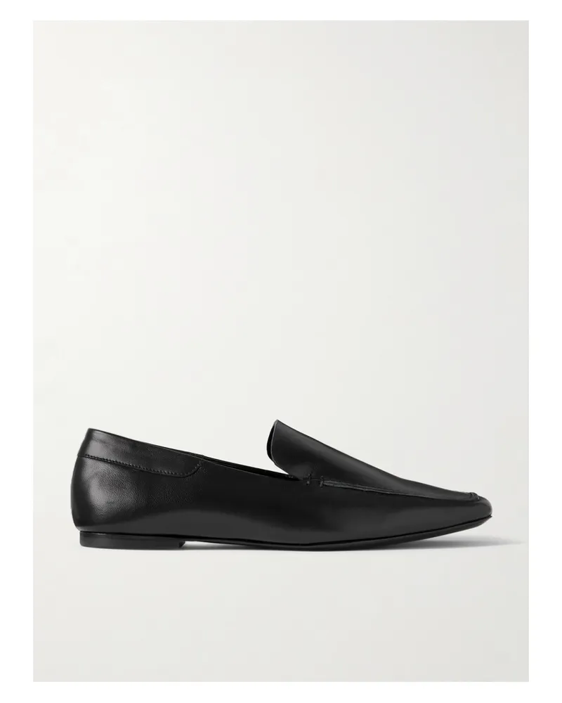 STAUD Becks Loafers Aus Leder - Schwarz Schwarz