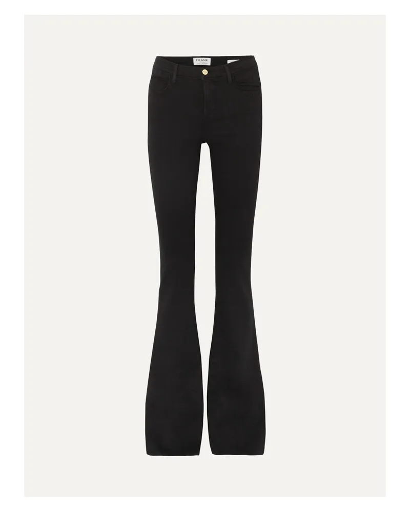 Frame Denim Le High Flare Hoch Sitzende Jeans - Schwarz Schwarz