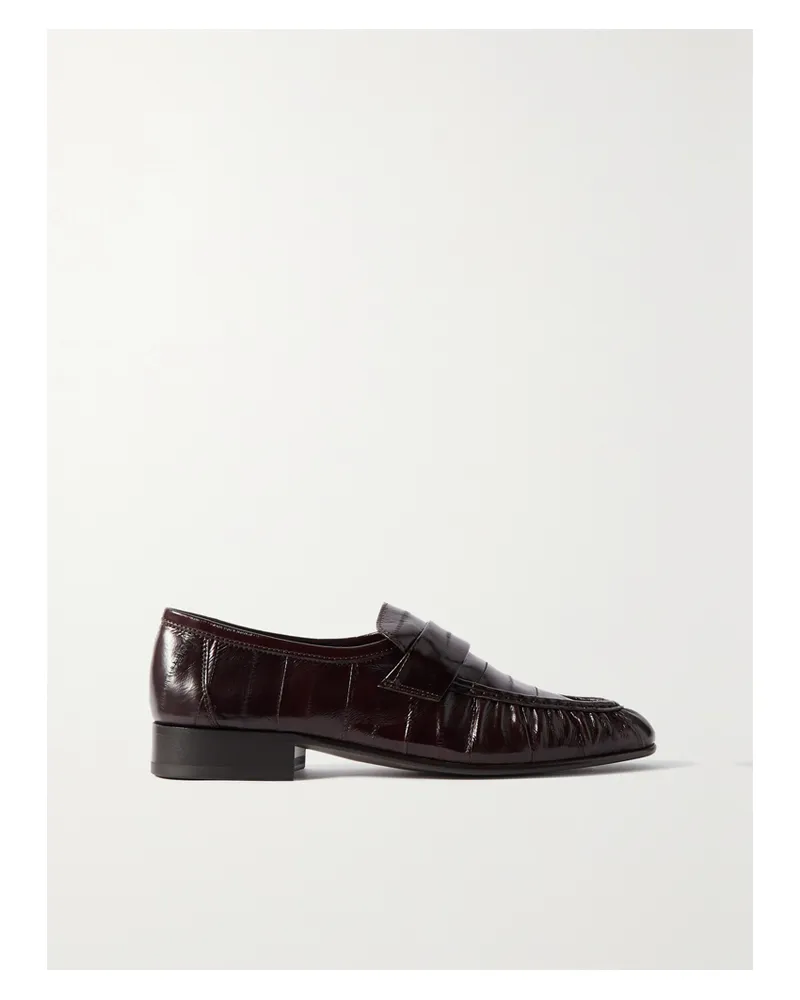 The Row Loafers Aus Aalleder - Braun Braun