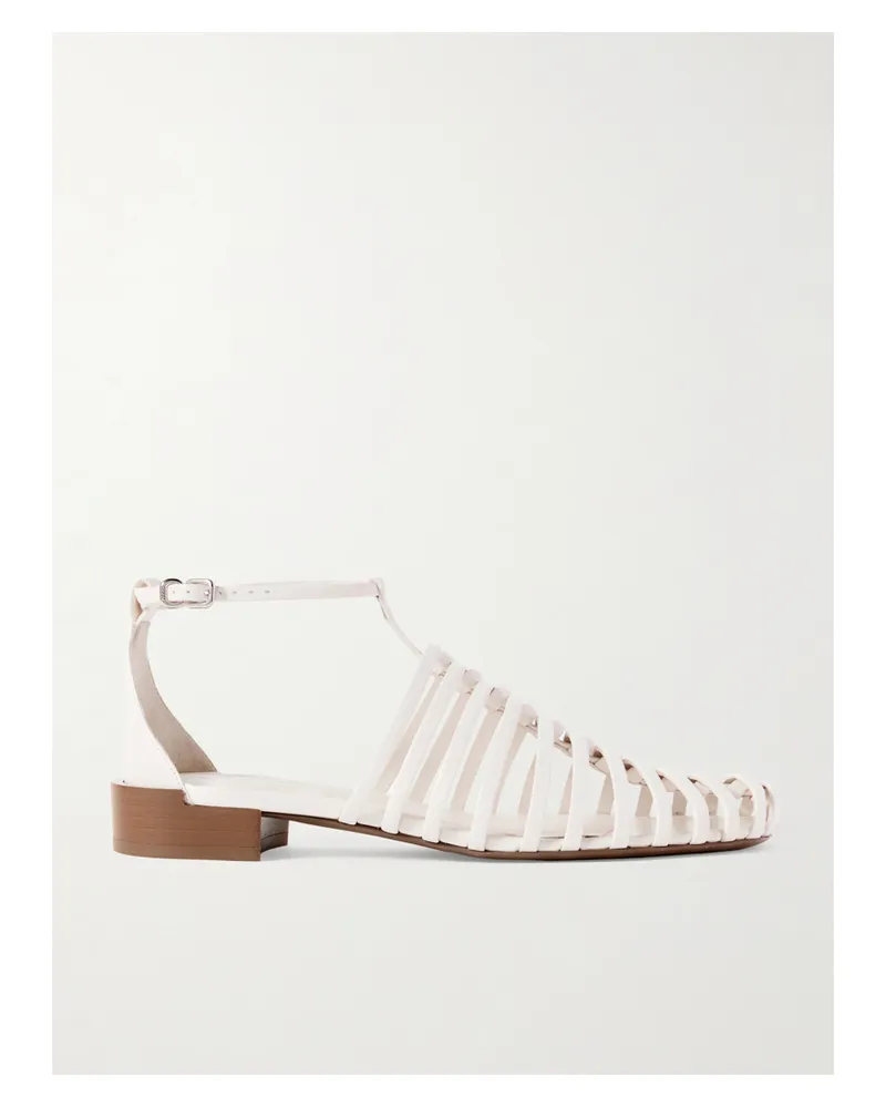 TOD'S Sandalen Aus Leder - Weiß Weiß