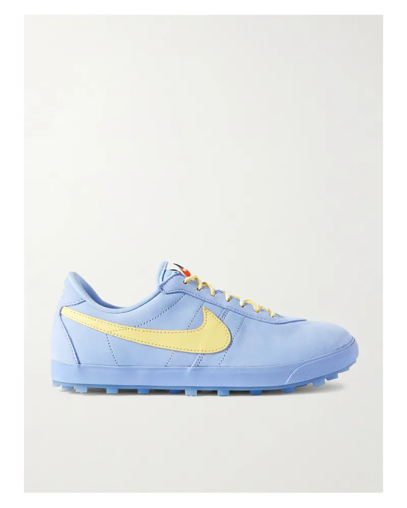 Nike Astrograbber Sneakers Aus Nubukleder Mit Lederbesätzen - Blau Blau