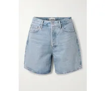 Dame Jeansshorts - Blau
