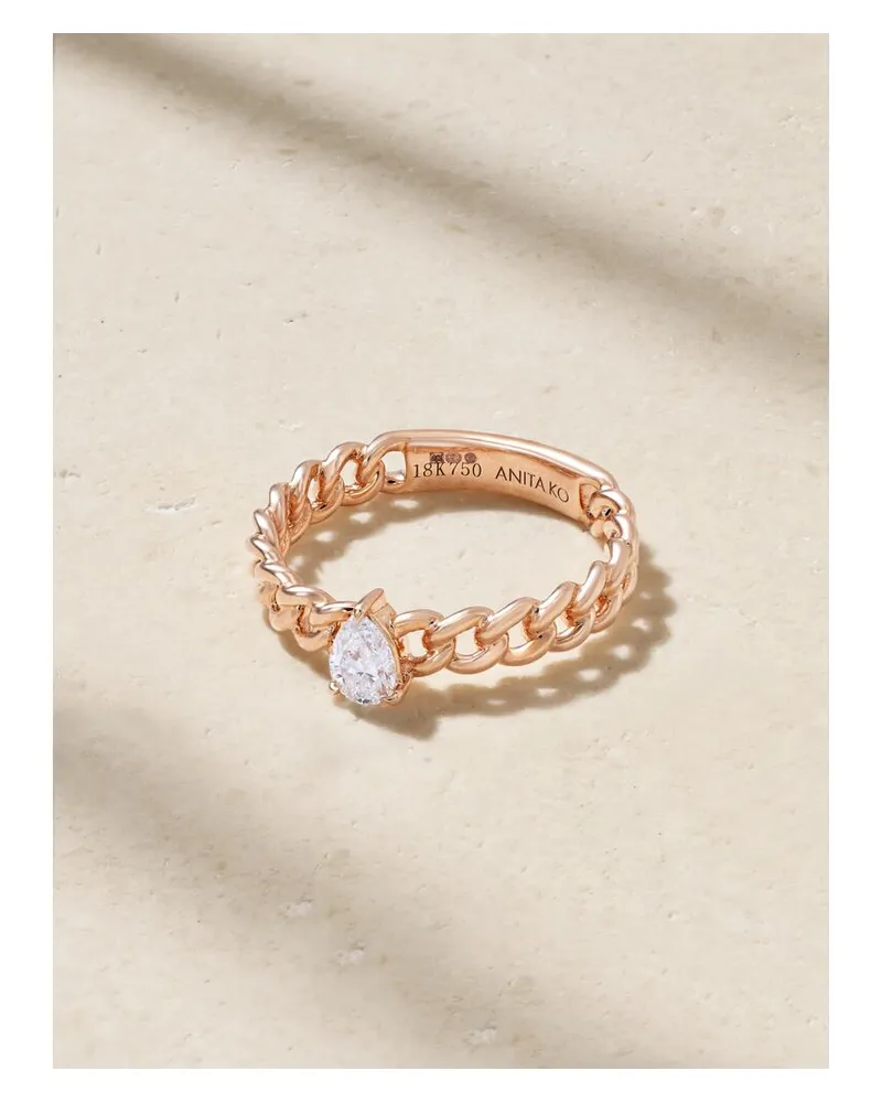ANITA KO Ring Aus 18 Karat Roségold Mit Diamant Gold