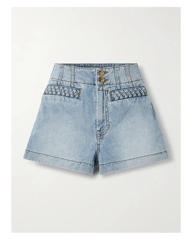 Zimmermann Wanderlust Jeansshorts - Blau Blau