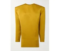 Silk Mini Dress - Yellow