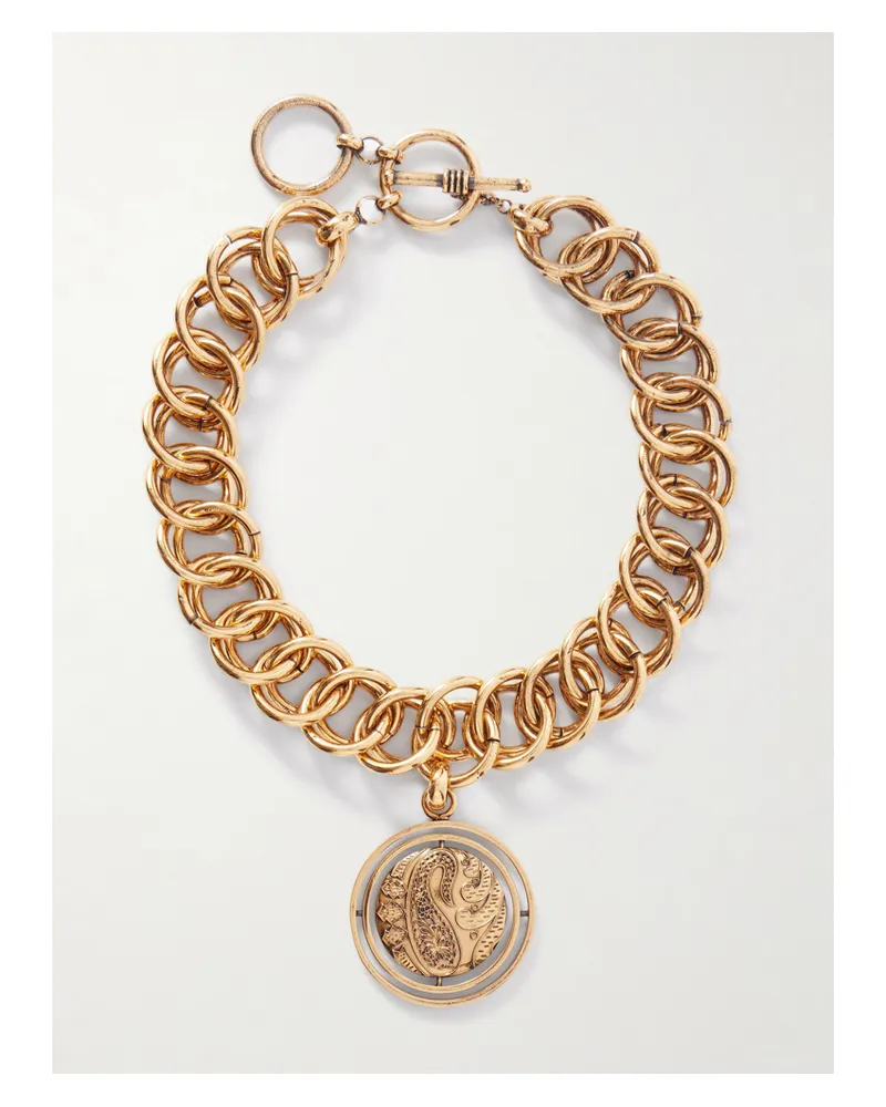 Etro Goldfarbene Kette Gold