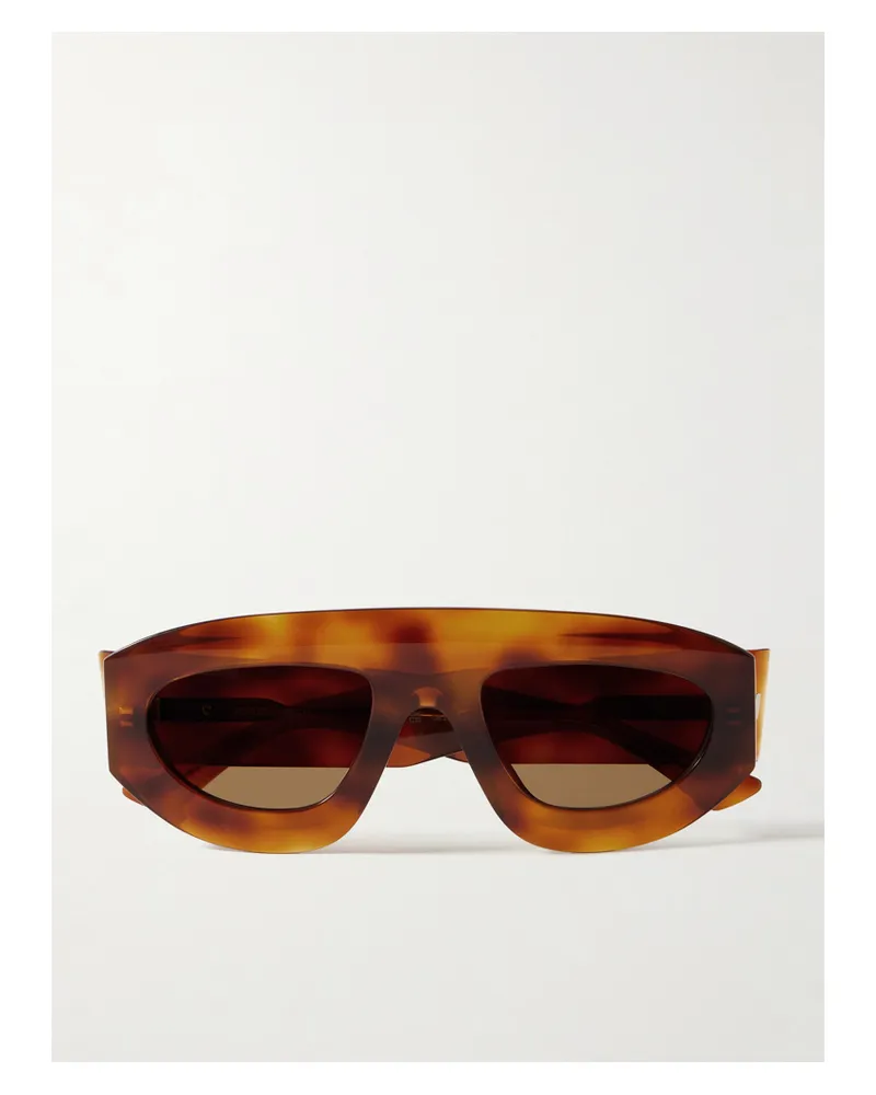 Bottega Veneta Aviator-style Tortoiseshell Acetate Sunglasses Tortoiseshell