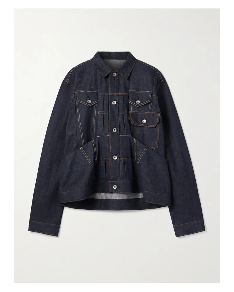 Sacai Jeansjacke - Blau Blau