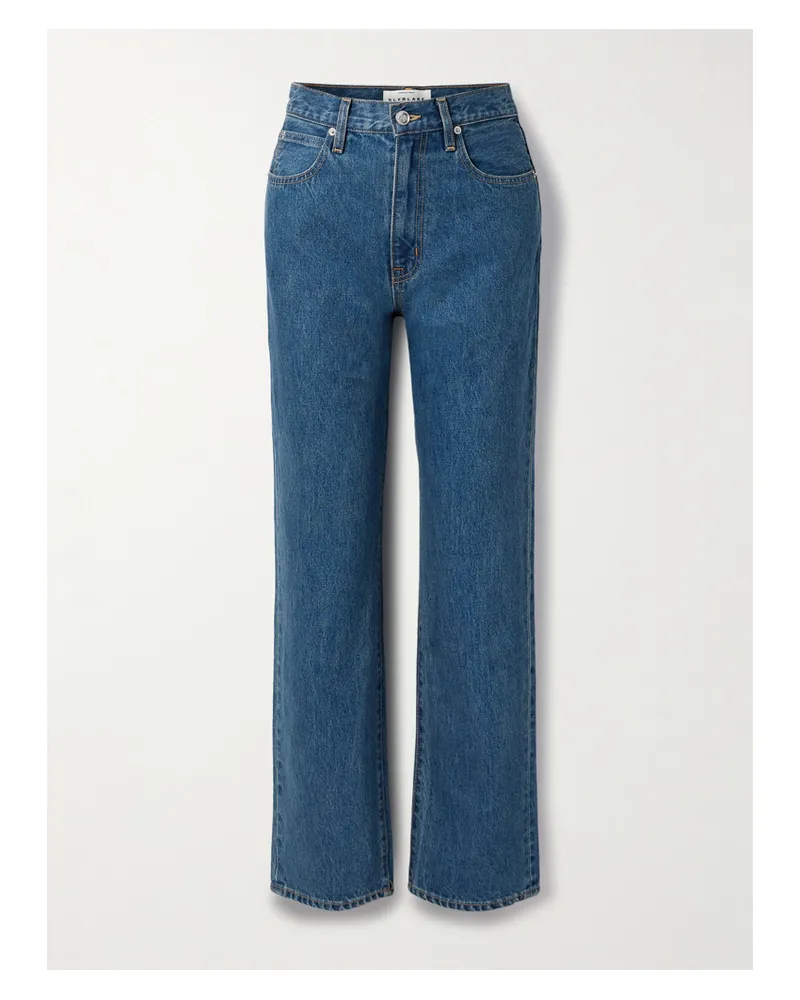 SLVRLAKE London Hoch Sitzende Jeans Mit Geradem Bein - Blau Blau