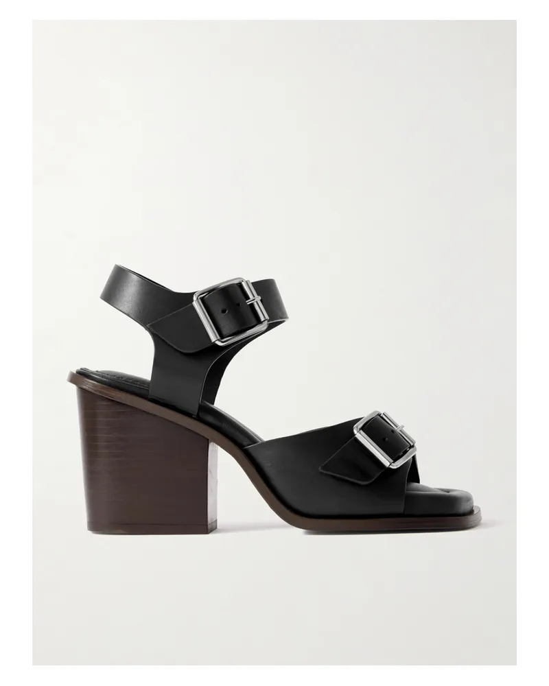 Christophe Lemaire Leather Sandals - Black Black