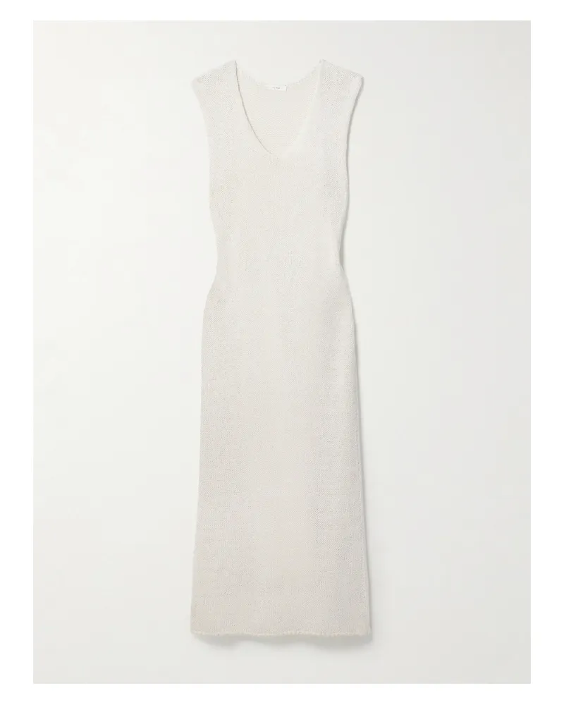 The Row Folosa Maxikleid Aus Seide - Weiß Weiß