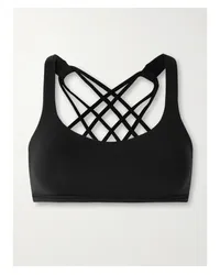 LULULEMON Free To Be Wild Sport-bh aus Stretch-strick Schwarz