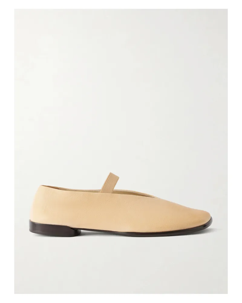 Christophe Lemaire Glove Leather Ballet Flats - Neutrals Neutrals