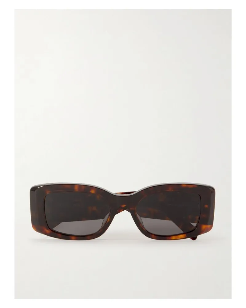 Celine Triomphe Oversized-sonnenbrille Mit Eckigem Rahmen Aus Azetat - Horn Horn