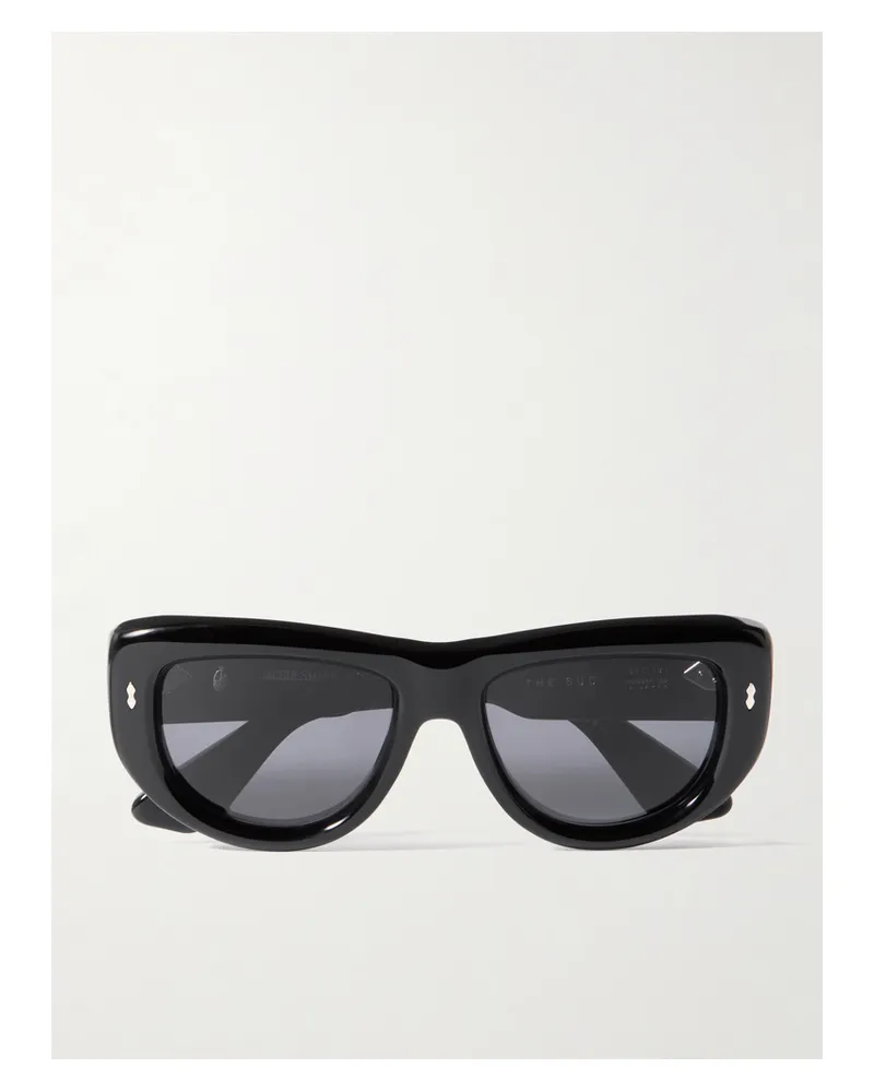 Jacques Marie Mage Erin Wasson The Sud Square-frame Acetate Sunglasses - Black Black