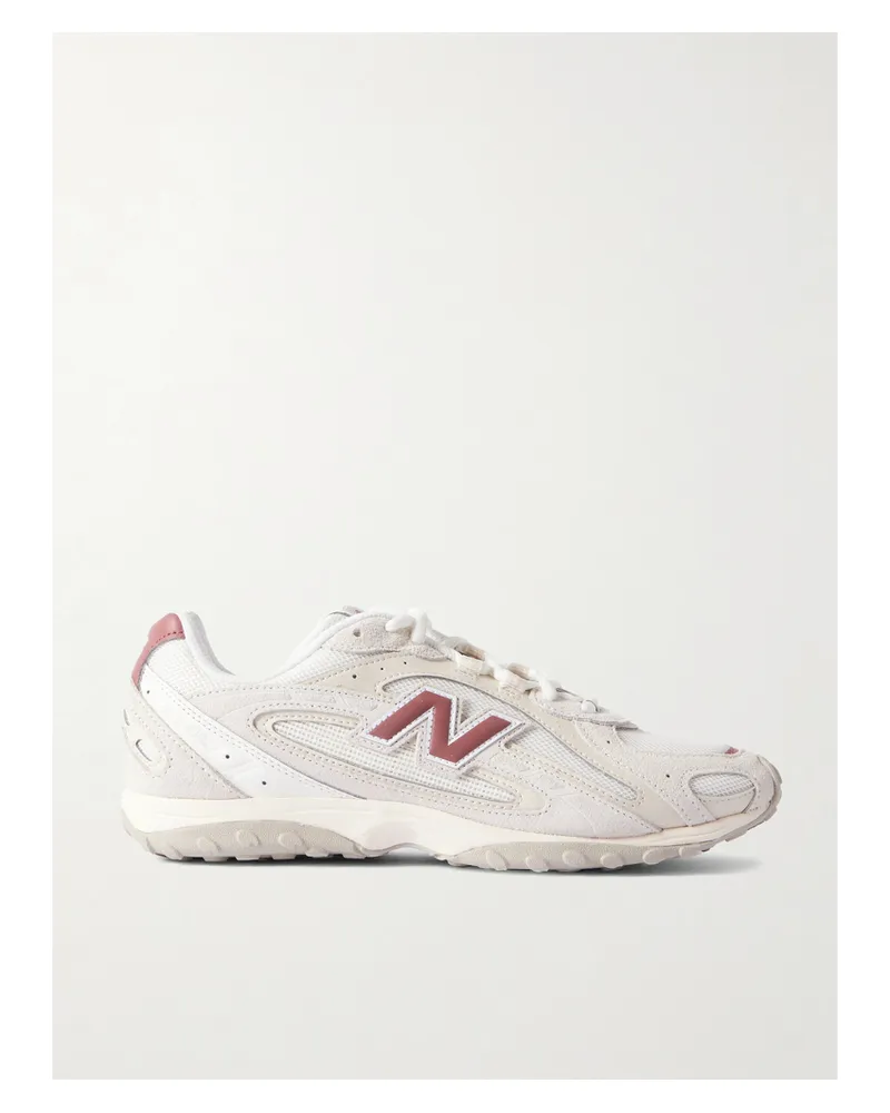 New Balance 204l Sneakers Aus Leder, Veloursleder Und Mesh - Weiß Weiß
