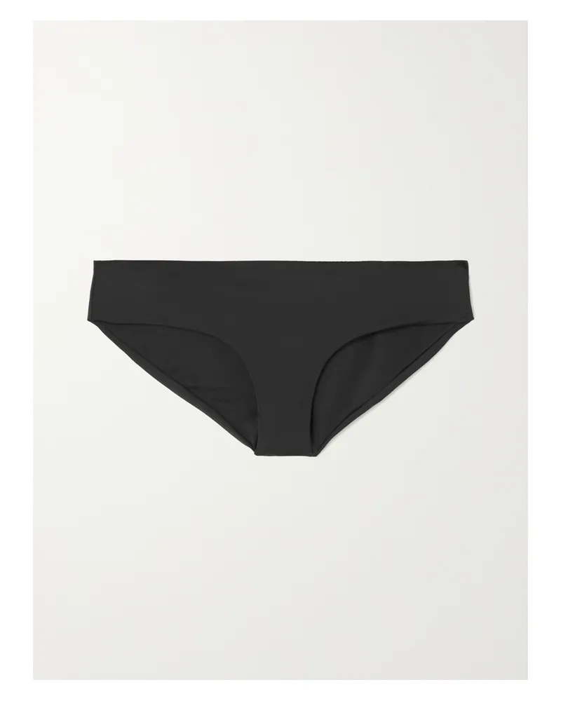 Form and Fold Net Sustain Recyceltes Bikini-höschen - Schwarz Schwarz