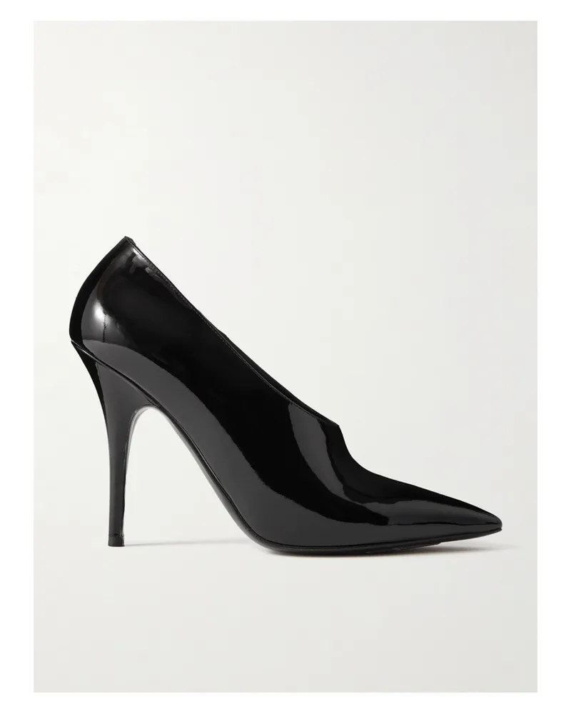 Valentino Garavani Le Salon 105 Pumps Aus Lackleder - Schwarz Schwarz