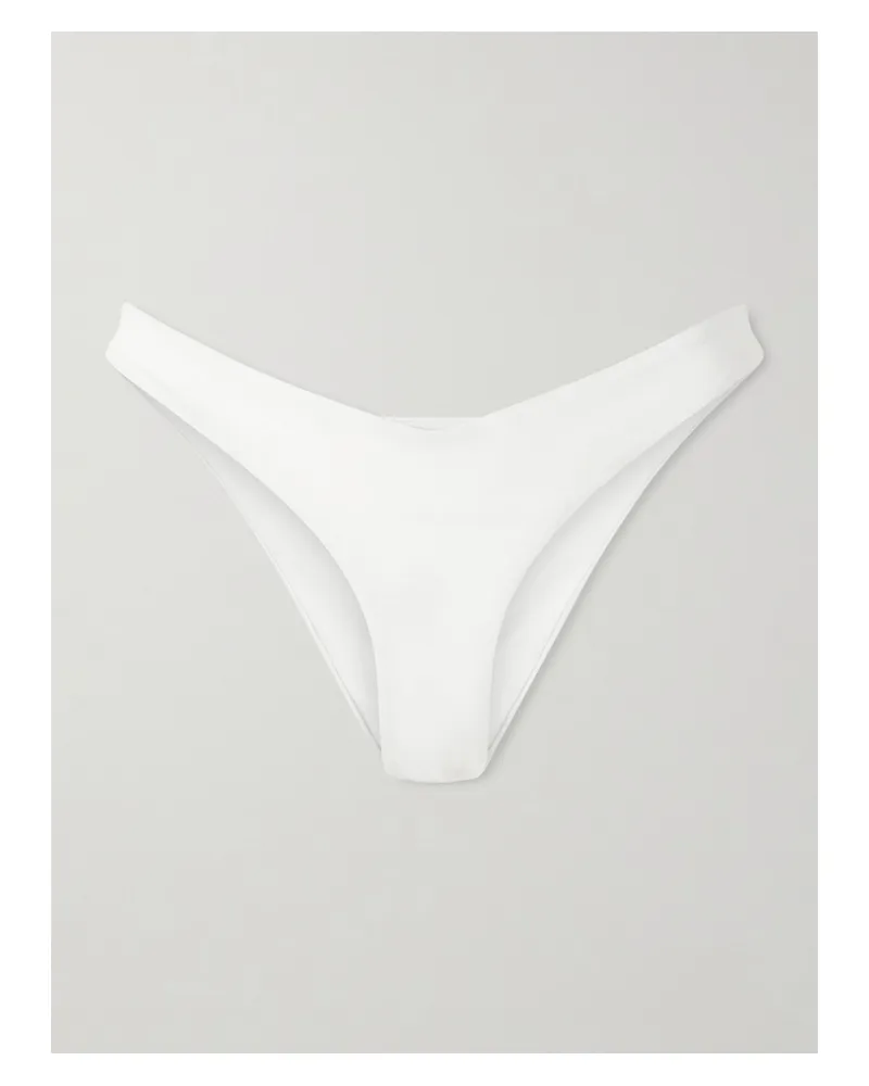 Kiki De Montparnasse Coeur Cheeky Bikini Briefs - Ivory Ivory