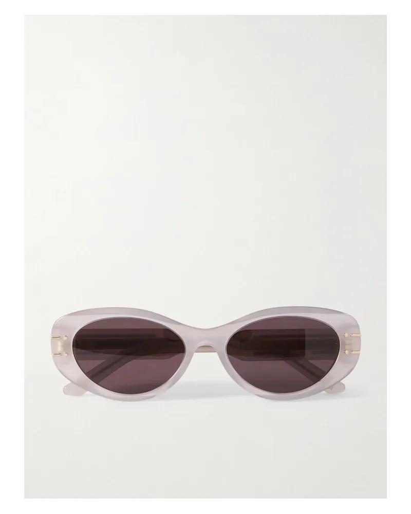 Dior Diorsignature B8u Sonnenbrille Mit Ovalem Rahmen Aus Azetat - Neutral Neutral