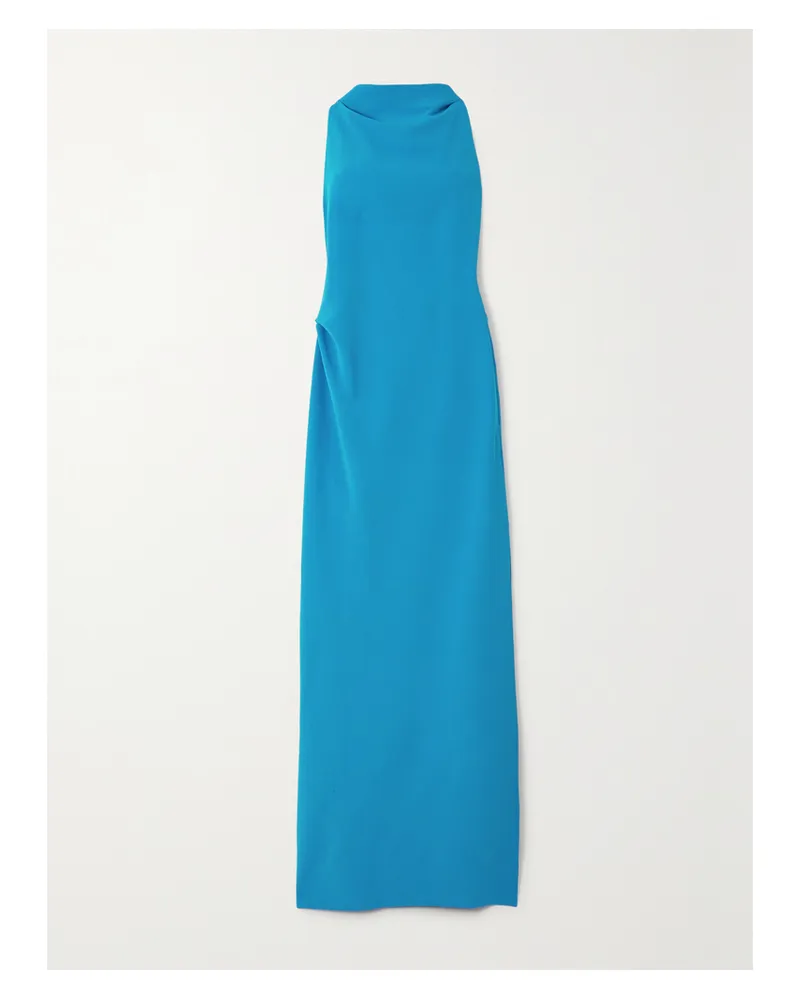 Proenza Schouler Rückenfreies Maxikleid Aus Crêpe - Blau Blau