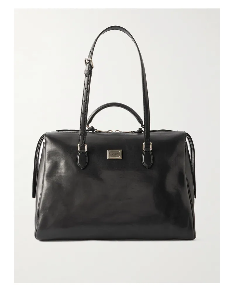 Dolce & Gabbana Rumble Tote Aus Leder - Schwarz Schwarz