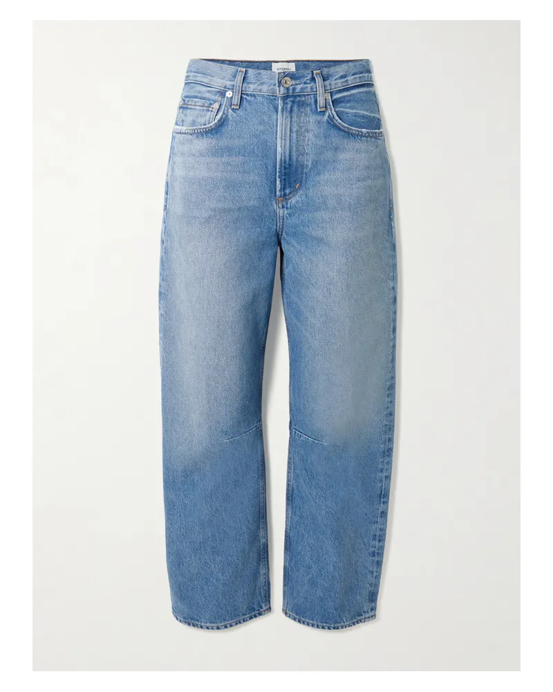Citizens of humanity Miro Halbhohe Barrel-jeans - Blau Blau