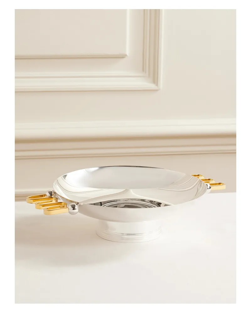 Christofle Silver-plated And Gold-tone Bowl Silver