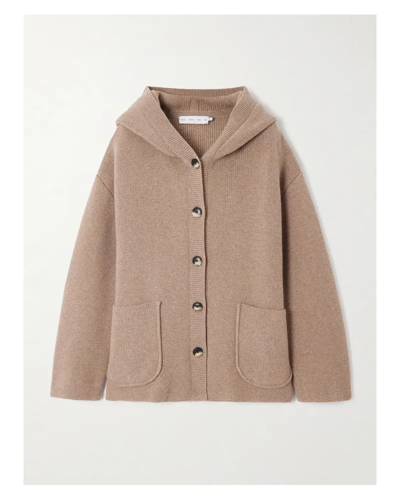 Proenza Schouler Nelly Wool Cardigan - Neutrals Neutrals