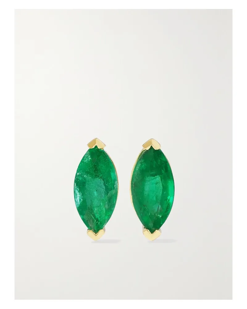 SHAY Ohrstecker Aus 18 karat Gold Mit Smaragden Und Diamanten Gold