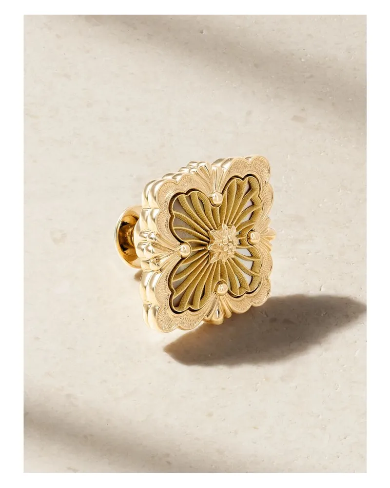 Buccellati Opera Tulle Einzelner Ohrring Aus 18 Karat Gold Mit Perlmutt Gold