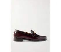 Loafers Aus Leder Mit Verzierung - Burgunder