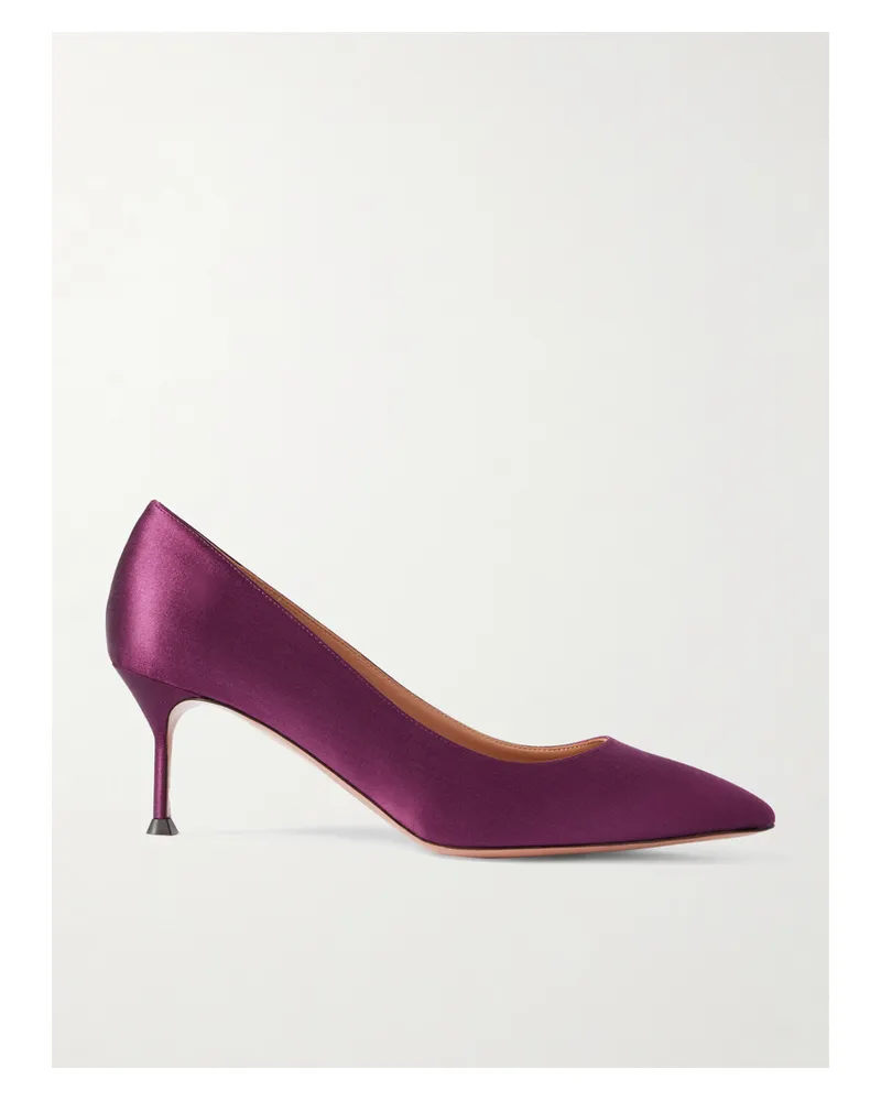 Aquazzura Purist 65 Pumps Aus Satin - Lila Lila