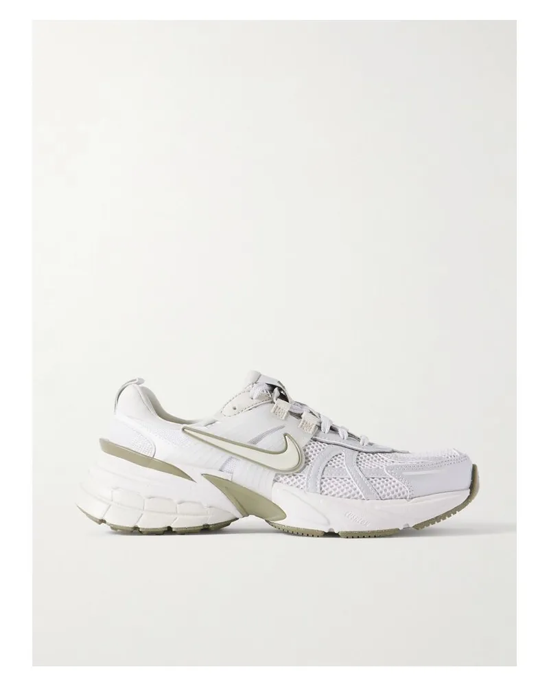 Nike V2k Run Sneakers Aus Mesh Mit Besätzen Aus Gummi - Weiß Weiß