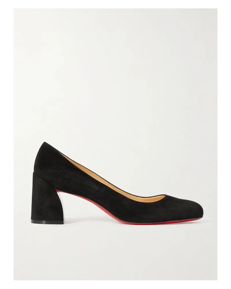 Christian Louboutin Miss Sab 55 Pumps Aus Veloursleder - Schwarz Schwarz