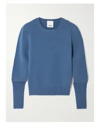 ALLUDE Kaschmirpullover Blau